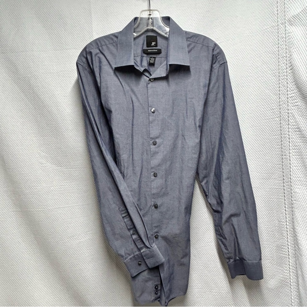 jf j.ferrar Blue Dress Shirt‎ Classic Design